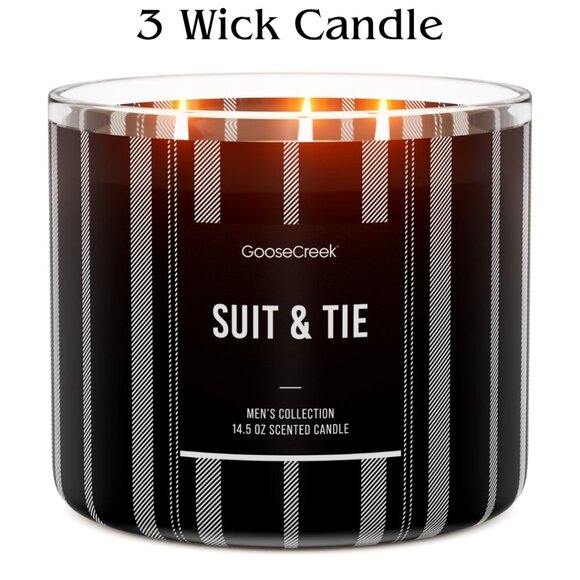 Goose Creek Other - GOOSE CREEK MEN'S COLLECTION SUIT AND TIE 3 WICK CANDLE NWT